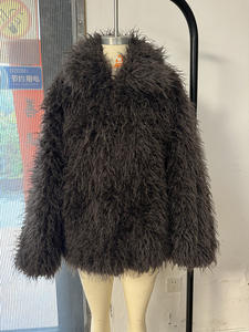 <span class=keywords><strong>Cappotto</strong></span> da <span class=keywords><strong>Donna</strong></span> <span class=keywords><strong>Giallo</strong></span> di Peluche Autunno Inverno in Pelliccia Sintetica Ecologica Giacca da <span class=keywords><strong>Donna</strong></span> Oversize Abbigliamento Femminile - Product Image 2