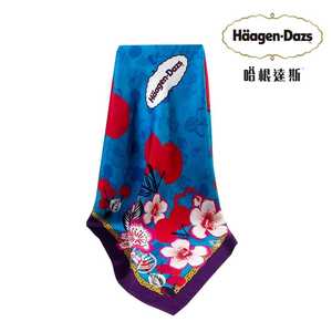 ผ้าพันคอไหมซาตินสี่เหลี่ยมพิมพ์โลโก้ตามสั่งสำหรับผู้หญิง ออกแบบเองได้ MOQ ต่ำ - Product Image 6