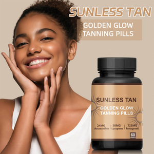 Capsule abbronzanti vegane all'estratto di erbe per un'<span class=keywords><strong>abbronzatura</strong></span> dorata senza sole - In stock - Offerta imperdibile - Product Image 3