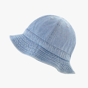 หมวกผ้ายีนส์ธรรมดาสำหรับผู้ชายหมวกแบบวินเทจปักโลโก้ได้ตามต้องการดีไซน์ใหม่ - Product Image 1