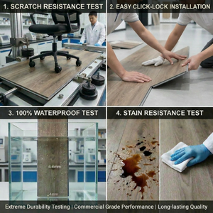 Heavy Traffic Commercial <strong>Vinyl</strong> <strong>Flooring</strong> 10 Year Warranty For Shopping Mall Corridors - Product Image 3