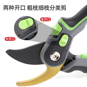 Bypass Pruning <b>Shears</b> Carbon Steel 10-20 Mm Cutting Capacity Garden <b>Tool</b> For Fruit Tree Flower Trimming - Product Image 4