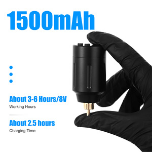 Batería para Tatuajes Tuffking de Tercera Generación con Cabezal RCA, Pantalla OLED, 1500 mAh, Herramienta Eléctrica Inalámbrica para Tatuajes - Product Image 4