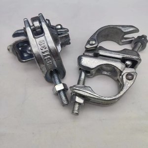 Collier de serrage fixe en acier galvanisé (modèle 48,6*48,6) pour échelles, échafaudages, pièces de serrage de joint sécurisé, échafaudage - Product Image 6