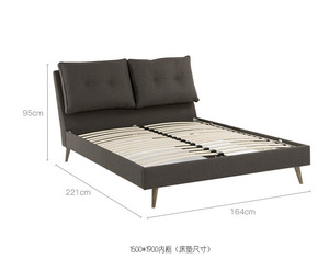 Base <span class=keywords><strong>de</strong></span> Cama Moderna <span class=keywords><strong>de</strong></span> Madera y Tela <span class=keywords><strong>de</strong></span> Alta Calidad, Tamaño Matrimonial, con Almacenamiento, Cabecera <span class=keywords><strong>de</strong></span> Lujo, Decoración para el Hogar, Juego <span class=keywords><strong>de</strong></span> Dormitorio, Gran Venta en Línea - Product Image 5