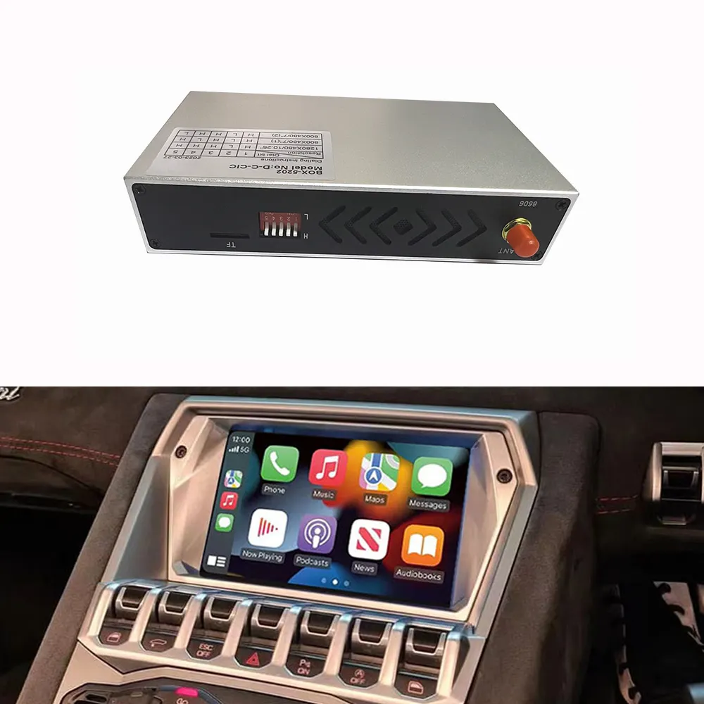 Radyo araç DVD oynatıcı oyuncu için Lamborghini Aventador 2012-2019 kablosuz Carplay Android oto ayna bağlantı AirPlay araba oyun fonksiyonları