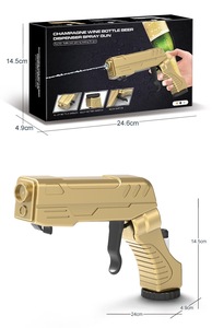 Pistolet à <span class=keywords><strong>champagne</strong></span> fantaisie, calibre réglable, distributeur de vin et de bière, <span class=keywords><strong>fontaine</strong></span> pour fête, 3 couleurs : noir, blanc, argent - Product Image 2