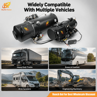 Chauffe-eau diesel compact et léger OkyRie WH-15B 15KW 12V 24V pour grand camping-car, autocar et camion lourd