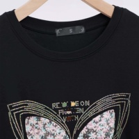T-shirt décontracté à col rond et manches courtes pour femmes, taille plus, 100% polyester, respirant et anti-boulochage, impression de logo personnalisée