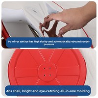 Miroir de circulation convexe grand angle pour route, dôme 220°, extérieur/intérieur, en PC, antivol, pour parking, miroir d'angle convexe