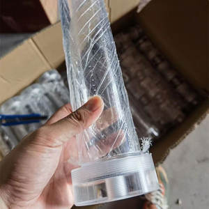 Tubes en plastique moulés et extrudés à vos dimensions souhaitées Tube à bride acrylique durable personnalisé en usine - Product Image 3