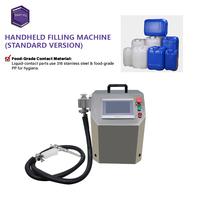Équipement de remplissage industriel portatif semi-automatique pour liquides, avec performance de remplissage stable pour bouteilles et seaux