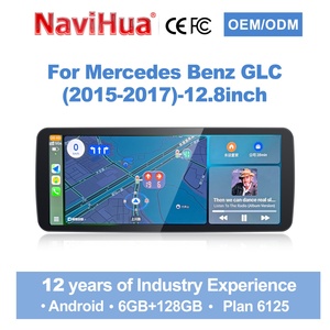 Navihua 12.8" Ultra-thin Screen Android Car Radio Carplay Android <b>Auto</b> for for Mercedes Benz C Class W205 GLC NTG5.0 2015-2017 - Product Image 1