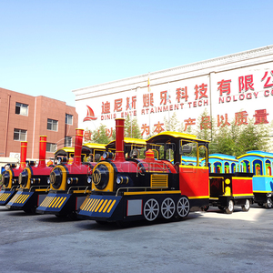 รถไฟวิ่งสำหรับเด็กและผู้ใหญ่สวนสนุกสวนสนุกแบบไม่มีราง - Product Image 5