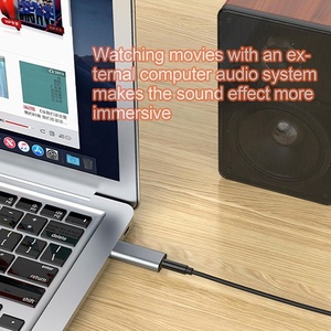 Thương hiệu mới 2in1 3.5mm <span class=keywords><strong>USB</strong></span> <span class=keywords><strong>Card</strong></span> âm thanh 24bit 96kHz bên ngoài <span class=keywords><strong>USB</strong></span> Stereo <span class=keywords><strong>Card</strong></span> âm thanh <span class=keywords><strong>Adapter</strong></span> với chất lượng cao cho các cửa sổ và Mac - Product Image 5