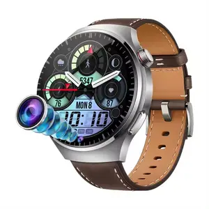 4g wifi SIM Card Heart Rate Blood Pressure Fitness Smart Watch GS38 with Lens Camera