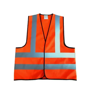 Safety Reflective Vest High Vis Clothes Reflective Safety Vest Construction Apparel Safety Clothing High Visibility Vest