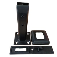Clip en acier inoxydable 304 pour verre trempé, fixation au sol, sans cadre, résistant à la rouille, pour salles de bain, piscines, hôtels, escaliers 201