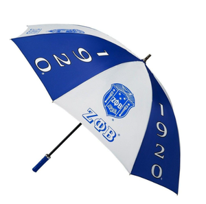 Sombrilla Personalizada de Ocho Varillas Zeta Phi Beta, Sombrilla para Exteriores de la Hermandad Griega, Sombrillas Zeta Phi Beta para la Lluvia - Product Image 3