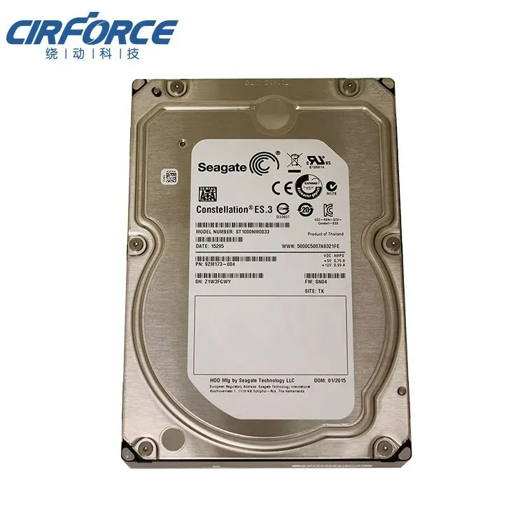 Seagate St1000nm0033 1Tb 7.2K 6G 3.5Inch Sata Server Hdd Harde Schijf