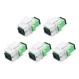 OEM ODM 5er-Pack SC APC Glasfaser-Koppler Keystone-Buchse Modular für Patchpanels und Wandplatten Glasfaserkabel-Adapter SC - Product Image 1