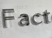 YIJIAO personalizado 3D Metal fabricado signo espejo signo letra Metal canal letra para edificios