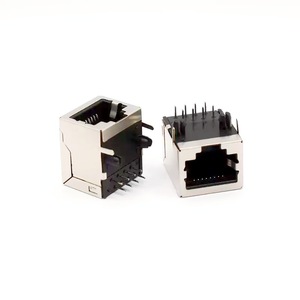 ช่องเสียบ RJ45 8P8C ขนาด 18.3 มม. แบบมีฉนวนป้องกันเต็มรูปแบบ สำหรับติดตั้งบนแผง  พอร์ตเดียว สำหรับเชื่อมต่ออีเธอร์เน็ต - Product Image 2