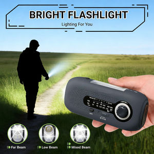 Alecter Self-Sufficient Energy Pod APH-SR20 Chargeur Solaire/Manuel Bande Météorologique NOAA/AM/FM Lumière 3 Fonctions SOS Tout-en-un Compact - Product Image 5