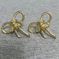 Nouveaux Boutons de Poignée en Laiton Massif Doré, Motif Abeille et Papillon, pour Meubles de Restaurant et d'Hôtel, Décoration, Tiroirs, Armoires et Portes