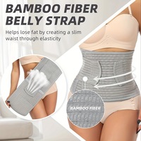 Faja Postparto Elástica y Transpirable Ajustable para Soporte Abdominal y Alivio del Dolor de Espalda