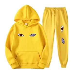 Ensemble de survêtement décontracté pour femme, sweat-shirt et pantalon, tricot épais et chaud, vêtements de sport tendance, survêtement à capuche pour femme - Product Image 4