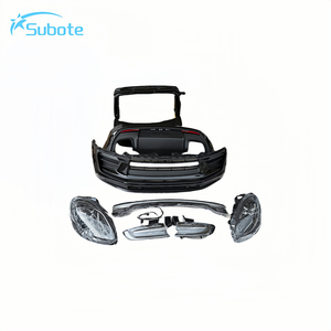 Modification de voiture 2014-2018, mise à niveau 95B, pare-chocs avant, pare-chocs arrière, feux arrière, phares LED, kit carrosserie pour Macan - Product Image 4