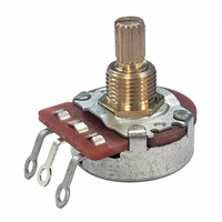 Potentiomètres de guitare série CTS 450G A250K à courbe audio, axe en laiton, 15F 18F, pour guitare électrique et basse