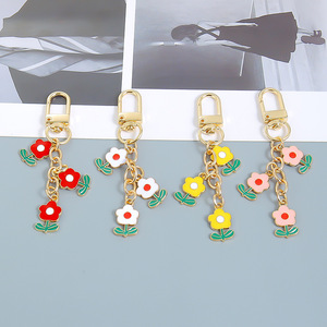 Bán Buôn Hàn Quốc Phong Cách Daisy Hoa Quyến Rũ Keychain Biểu Tượng Tùy Chỉnh Xe Keyring Cho Phụ Nữ Khuyến Mại Quà Tặng Bên Ủng Phụ Kiện - Product Image 3
