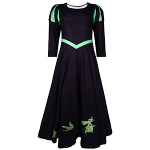 Disfraz de Bruja Malvada para Mujer, Falda Negra y Verde con Sombrero, Disfraz de Fiesta de Halloween con Etiqueta y Etiquetas Adicionales - Product Image 2