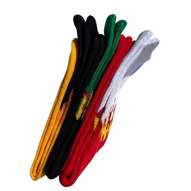 OEM Brand Custom Logo Socks Color Matching Design Men Women Crew Sport Cotton Socks Unisex
