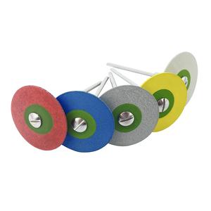 Rueda pulidora de diamante, disco de pulido, ruedas de goma Dental para restauraciones de Zirconia de porcelana Dental HP 26mm, Ce eléctrico Weller - Product Image 1