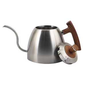 1.5L Stainless Steel Gooseneck Coffee Kettle with Luxury Design and Wooden Handle Hand Drip Pour Over - Product Image 4