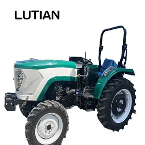 LUTIAN nuevo diseño de color 35HP 45hp 50hp tracción en las 4 ruedas tractor agrícola para agricultura mini tractor con herramientas para la Agricultura
