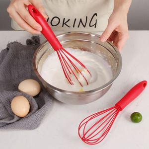 6 Inch <b>Silicone</b> Whisk, Mini Egg Beater, Colorful Hand Mixer, Mini Baking <b>Tool</b> - Product Image 3