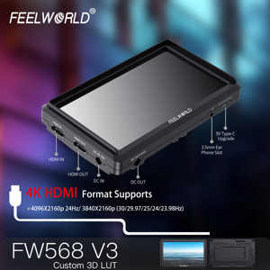 Feelworld fw568 V3 <span class=keywords><strong>6</strong></span> inch di động làm phim máy ảnh màn hình DSLR Máy ảnh màn hình <span class=keywords><strong>6</strong></span> inch bên ngoài màn hình cho máy ảnh - Product Image 3