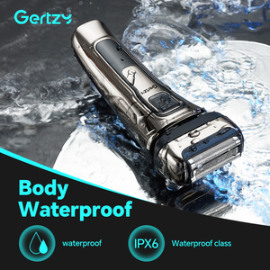 Afeitadora Recargable Profesional a Prueba de Agua para Hombre, Recortadora de Láminas, Carga Tipo-C, Máquina de Afeitar Facial para Uso Doméstico F - Product Image 5