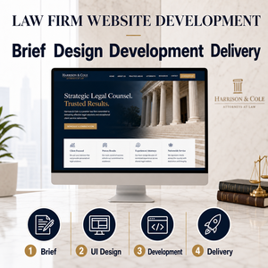 Diseño y Desarrollo de Sitios Web para Firmsas de Abogados con Servicios Legales Personalizados, Áreas de Práctica, Perfiles de Abogados y Reserva de Consultas - Product Image 4