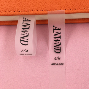 Etiquetas de cuidado personalizadas de Changtong Apparel, impresas en serigrafía rectangular, para ropa y textiles del hogar. - Product Image 2