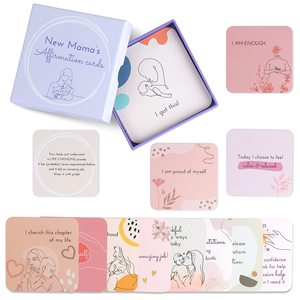 31 Nuevas tarjetas de afirmación de mamá para el cuidado personal posparto con mensajes de empoderamiento Nuevos regalos de mamá para mujeres después del nacimiento - Product Image 4