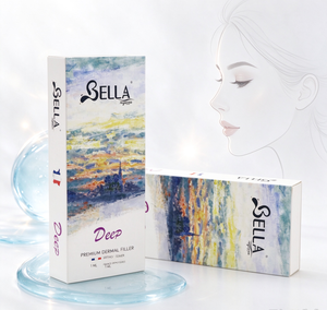BELLA 1ml Gel de remplissage à l'<span class=keywords><strong>acide</strong></span> <span class=keywords><strong>hyaluronique</strong></span> réticulé le plus populaire, <span class=keywords><strong>prix</strong></span> usine, pour injections profondes sur le visage, la poitrine et les lèvres - Product Image 1