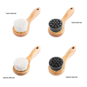 Brosse de Massage de nettoyage du <span class=keywords><strong>visage</strong></span> au charbon de bambou de haute qualité, poils doux, peau, pores, <span class=keywords><strong>visage</strong></span>, nettoyeur, bois - Product Image 5