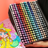 Coffret de 262 Marqueurs Portables à Double Pointe, Peinture Acrylique pour Art, Bricolage et Affiches