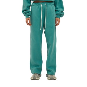 Pantalon de survêtement molletonné unisexe de haute qualité avec logo personnalisé, taille mi-haute, épais, pour la gym, les voyages, décontracté, style <span class=keywords><strong>hip</strong></span>-hop - Product Image 2