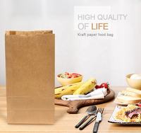 Alimentaire Sûr Emporter Sos Fond Collations Sandwich Ciré Boulangerie Graisse Biodégradable Résistant Déjeuner Auto D'étanchéité Papier Boulangerie Sacs